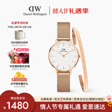 丹尼尔惠灵顿（DanielWellington）DW经典流金表手镯套装小众轻奢石英欧美腕表送女友情人节礼物