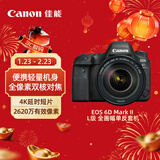 佳能（Canon）EOS 6D Mark II 6D2全画幅 专业单反相机 L级24-105标准镜头套装（约2620万像素/4K延时视频短片）
