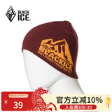 黑冰（BLACKICE） 秋冬户外男女通用跑步运动针织帽城市休闲保暖毛线帽冬季帽子 Z2141-探索-红