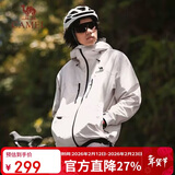 骆驼（CAMEL）女装硬壳冲锋衣女单层外套新款防水防风衣登山服男