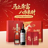 人头马（Remy Martin）马上奔富八方来财人头马特级700ml*1+奔富389 750ml*1年货节礼盒