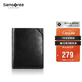 新秀丽（Samsonite）男士短款钱包牛皮卡包驾驶证件收纳包男士新年情人节礼物TK6