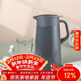 虎牌（TIGER）保温壶 304不锈钢时尚保温壶PWO-A16C-HD 深灰色 1.6L