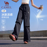 骆驼（CAMEL）【漫游】运动工装速干冰感防晒夏季直筒情侣休闲户外伞兵登山裤女