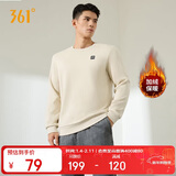 361°卫衣男装秋冬季长袖运动服休闲圆领宽松加绒上衣服652344801D-8
