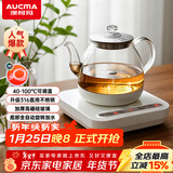澳柯玛（AUCMA）316自动上水恒温电热水壶0.8L玻璃煮茶器功夫茶具茶台泡茶烧水壶煮茶壶电茶炉电水壶煮中药J1