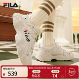 斐乐猫爪鞋女鞋老爹鞋休闲鞋女休闲复古厚底运动鞋 猫爪四代-AW古白色/白天鹅 37.5