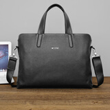 COW公文包男包真皮手提包男士时尚休闲头层牛皮大容量商务包C-8631