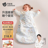 贝肽斯婴儿睡袋暖姜恒温儿童一体睡袋婴幼儿防踢被睡衣秋冬中厚 弗里德L