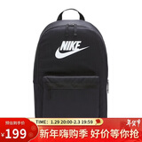 耐克NIKE双肩包中性电脑包旅行HERITAGE休闲包书包 DC4244-010黑中