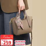 YUYULA牛皮包包女包斜挎包轻奢品牌手提单肩包生日情人节礼物送女友老婆