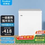 荣事达（Royalstar）小冰柜家用小型冷冻保鲜迷你冷藏商用卧式冷柜单用储母乳柜节能省电 【一级节能 全国联保】单温 106L