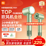 米家高速吹风机H501 家用小米吹风机智能温控速干恒温负离子吹风筒静音护发 送女友生日礼物配风嘴