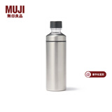 MUJI不锈钢 可装碳酸饮料 保冷水杯 保温杯子大容量 银白色 700ml
