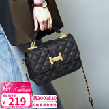 YUYULA牛皮包包女包斜挎包品牌轻奢手提链条包送生日情人节礼物女朋友