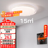 雷士（NVC）LED照明吸顶灯轻奢高端卧室灯书房餐厅绚丽光效透光圆形灯饰