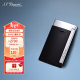 都彭法国都彭打火机SLIM7纤薄炬式防风亮黑27700 男士礼物高端