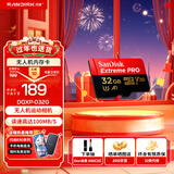 闪迪内存卡存储卡TF手机卡高速记录仪大疆无人机gopro运动相机推荐内存卡4K视频拍摄闪存卡 32G  (读取高达100M/s 写入90M/s）