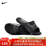 耐克NIKE外穿休闲鞋男一字沙滩鞋VICTORI ONE拖鞋CZ5478-001黑40