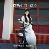 立马（LIMA）电动自行车小叮当2.0新国标电动车48V21Ah石墨烯70KM长续航智能APP家用电动车 油光黑