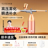 VLVEE 注氧仪家用纳米喷雾补水仪器手持高压水光脸部美容仪新年礼物生日女生实用送女友 尊享款香槟金【可喷爽肤水精华+2档可调+智能定时】