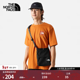 北面（The North Face）单肩包男女通用款舒适斜挎包便捷收纳户外秋季新款|8AMR KX7/黑色 OS/4.5L