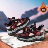 SNOOPY史努比童鞋儿童运动鞋冬季保暖二棉鞋男女童耐磨户外鞋7952红黑27