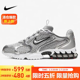 耐克男运动板鞋 AIR ZOOM SPIRIDON CAGE 2运动鞋CJ1288-001银灰40