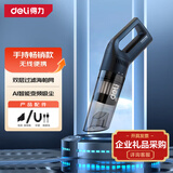 得力（deli）【经典畅销款】无线车载吸尘器家用手持车家两用便携大吸力桌面键盘清洁器家用小型随手吸