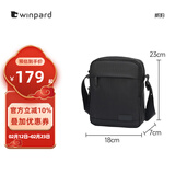 威豹威豹商务男包手提公事包休闲单肩包出差男包斜挎包 黑色