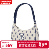 MLB官方 包包男女腋下包女款手提包单肩包情人节礼物 波士顿/浅米色（老款） F