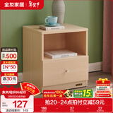 全友家居【床头柜合集】卧室储物柜子客厅收纳边角柜KD（需自行安装） 106302K-2单床头柜*1