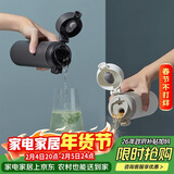 乐扣乐扣（LOCK&LOCK）憧憬弹跳保温杯316不锈钢保温保冷男女学生随手水杯子450ML灰色