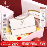 啄木鸟（TUCANO）包包女款2026年牛皮链条小方包单肩斜挎包实用新年生日情人节礼物