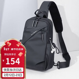 高尔夫（GOLF）胸包男士斜挎包男休闲单肩包ipad手机包户外运动跑步包骑行背包