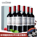 柏格伦Bwrgedllmz【连续6年智利一级庄】智利原瓶进口红酒 干红葡萄酒 礼盒送礼 卡萨伯斯克酿酒师珍藏赤霞珠 750ml 6支