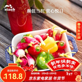 珐宝（staub）陶瓷烤盘芝士焗饭焗面盘家用烤箱焗炉专用烘焙双耳长方菜盘 深蓝色20*16cm