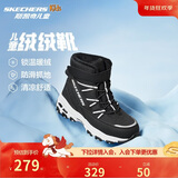 Skechers斯凯奇儿童绒绒靴保暖棉鞋男童女童高筒短靴加绒雪地靴660092L