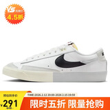 耐克NIKE运动板鞋男复刻BLAZER LOW运动鞋DZ2544-100白黑44