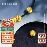 谢瑞麟（TSL）情人节礼物黄金转运珠足金路路通百单品不含手绳YS009 约0.25g