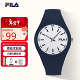 斐乐（FILA）手表男送男生运动硅胶表情侣时尚石英休闲学生手表 FLM38-777-002
