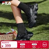 斐乐 斐乐官方女鞋FRAGOLA摩登凉鞋夏季新款时尚休闲草莓凉鞋子 黑-BK 38