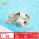 361°运动拖鞋男AG夏季篮球厚底沙滩休闲外穿凉拖鞋子男672426728-2
