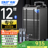 先科音响户外广场舞专用大功率大音量移动便携拉杆音响12吋重低音唱歌高品质k歌专业设备SA-162