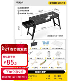 原始人烧烤架户外烧烤炉家用碳烤炉3-7人便携式木炭烧烤架子 升级加厚【加粗食品级304烤网】送13件套+3斤炭