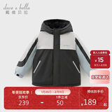 戴维贝拉儿童三防外套秋装男童女童洋气衣服宝宝防风防水风衣