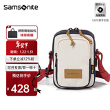 新秀丽（Samsonite）时尚随身男士小包单肩包斜跨手机包休闲轻便胸包\QU8 红色/蓝色