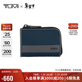 途明（TUMI）ALPHA SLG男士钱包卡包手拿包海军蓝拼灰色01192297NVYGY2