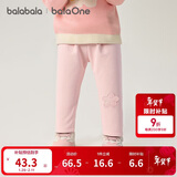 巴拉巴拉balaOne宝宝打底裤加绒保暖长裤冬女童男童裤子2025209425108201