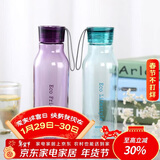 乐扣乐扣（LOCK&LOCK）ECO户外运动水杯户外便携塑料水壶男女杯子两件套（550ml*2） 